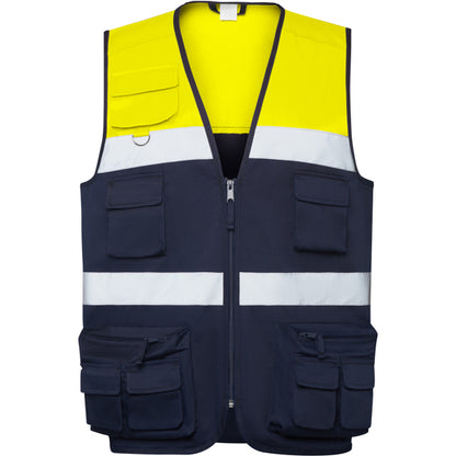 Alta Visibilidad BETA personalizable online — marino/amarillo fluor, taller en Madrid