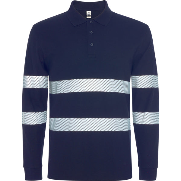 Alta Visibilidad FORAN L/S en color marino para personalizar con tu logo, nombre o foto
