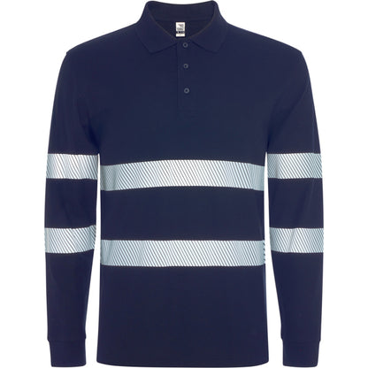 Alta Visibilidad FORAN L/S en color marino para personalizar con tu logo, nombre o foto